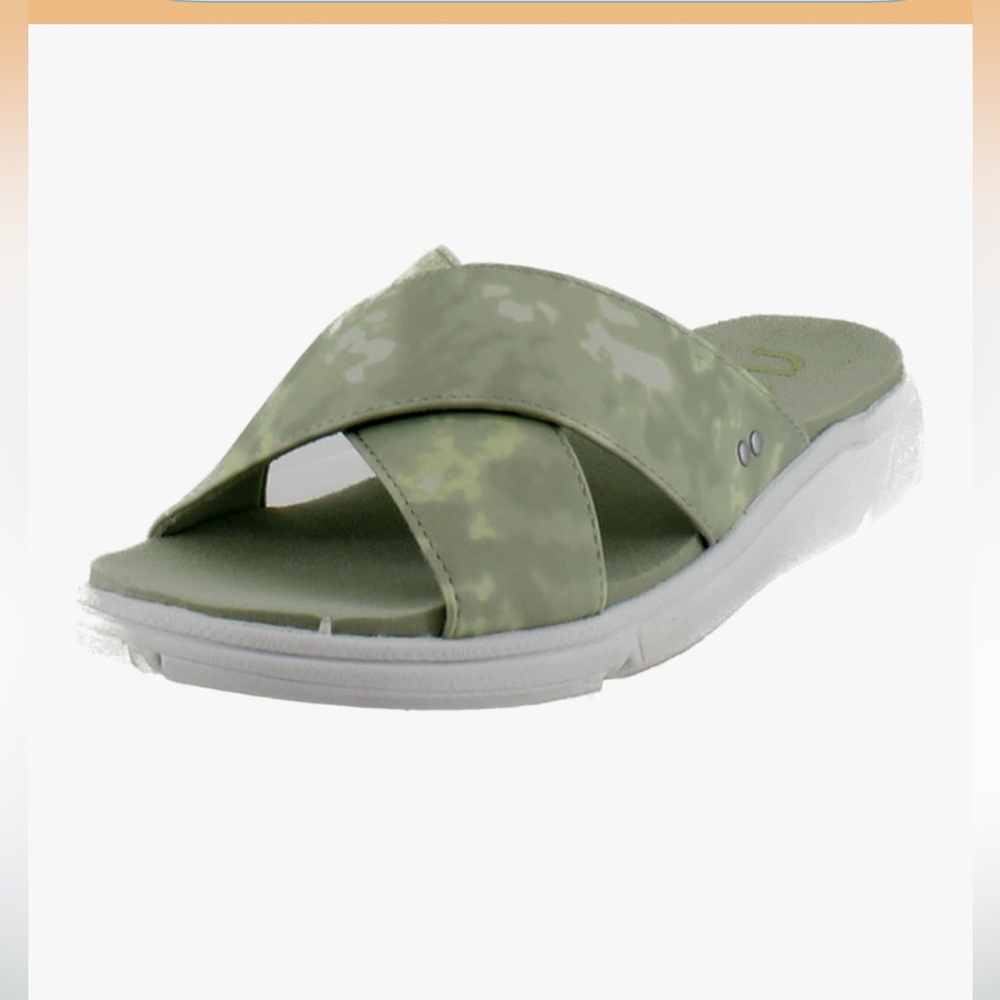 Celadon Green Women's Ryka Slide Sandals